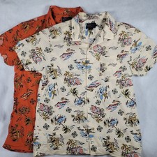 Vintage Pendleton Hawaiian Shirts Lot of 2 Surf Tiki Aloha USA Made