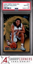 2000 TOPPS TEAM USA BASKETBALL GOLD #85 NATALIE WILLIAMS HOF POP 1 PSA 10