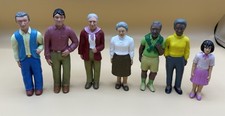 Lot of 7 Vintage 1994 Lakeshore Learning Community Block Play People Figures