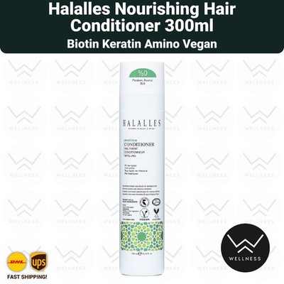 Halalles Hair Conditioner Biotin Keratin Amino Nourishing Vegan 300ml