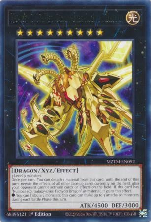 Number C107: Neo Galaxy-Eyes Tachyon Dragon - Maze of the Master - Rare