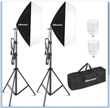UBeesize Softbox Photography Lighting Kit, 27  x 20  Lighting Kit with 2pc
