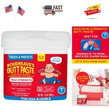 Maximum Strength Diaper Rash Cream, Ointment for Baby, 14 oz Flip-Top Jar