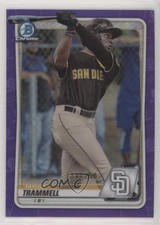 2020 Bowman Chrome Prospects Purple Refractor /250 Taylor Trammell #BCP-130 fm0
