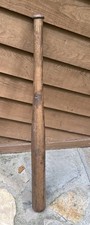 Old Homemade Hand Turned Baseball Bat 1930&rsquo;s - 1950&rsquo;s Era 30-7/8&rdquo; Length
