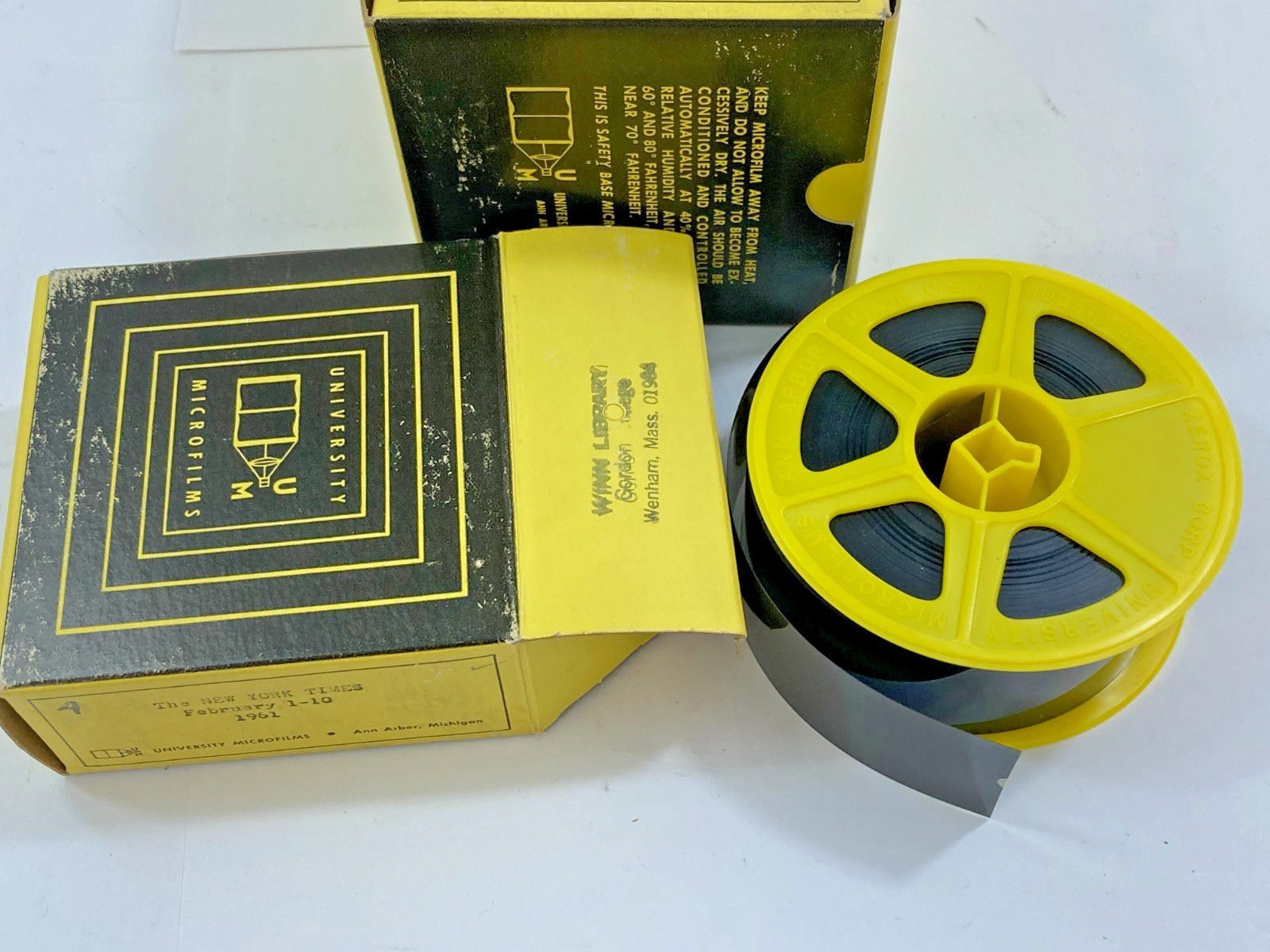 February 1961 ~ The Complete New York Times On Microfilm ~A Time Capsule On Film