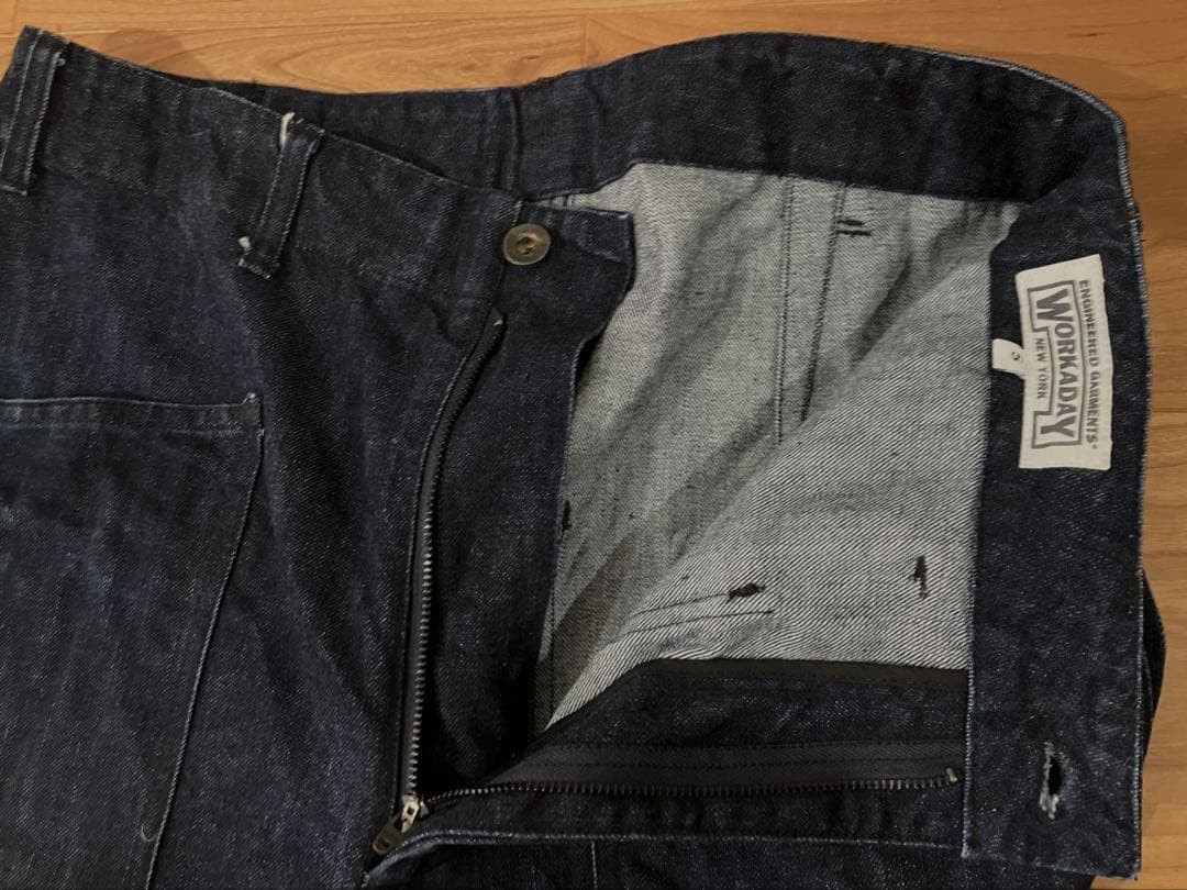 Engineered Garments WORKADAY デニム Straight Leg Dar… - image 6