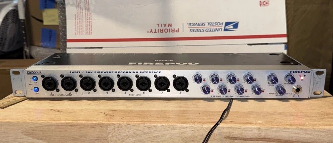 PreSonus MIDI I/O FireWire Audio Interface Audio/MIDI Interfaces
