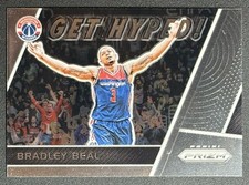 2017-18 Panini Prizm GET HYPED! Bradley Beal #GH-BB Washington Wizards