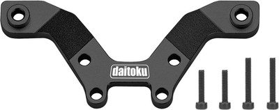 Aluminum Front Damper Plate for Arrma Typhon Grom 4X4 RC Black
