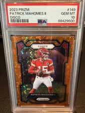 2023 Prizm Patrick Mahomes II Orange Disco #149 - PSA 10 GEM MT - CHIEFS