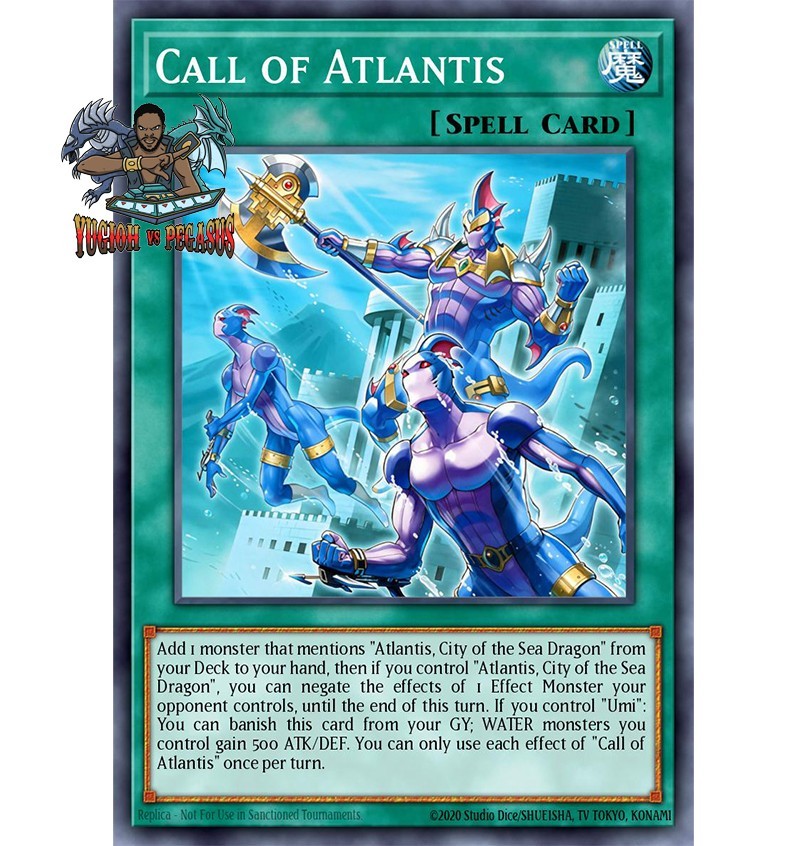 Yugioh! 1x Call of Atlantis BETB-EN059 Ultra Rare 1st Ed NM