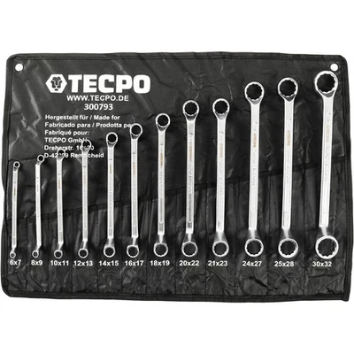 TECPO DOPPEL-RINGSCHLÜSSEL SATZ SW 6-32mm RINGSCHLÜSSEL SCHRAUBEN-SCHLÜSSEL CR-V