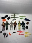 Hasbro G.I. Joe 3.75 Lot Of 6 Vintage Action Figures and Accessories 80's/90's