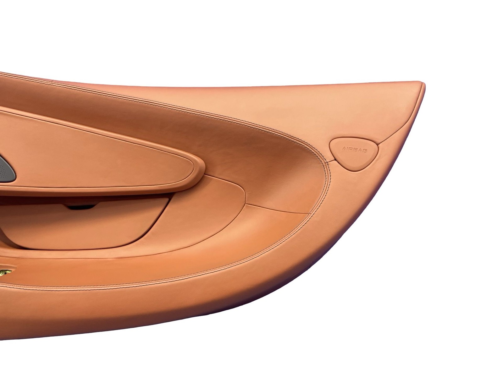 2016-2021 MCLAREN 570S FRONT RIGHT INTERIOR DOOR TRIM COVER PANEL TAN LEATHER