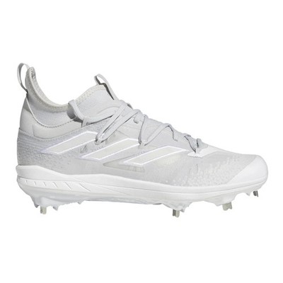 Adidas Adizero Afterburner 8 Grey White Metal Baseball Men Size 13.5 HP2179 NEW