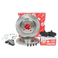 Bremsscheiben + Bremsbeläge vorne für DACIA SANDERO, LOGAN; RENAULT LOGAN I