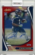 2021 Panini Absolute D Wayne Eskridge Signature Rookies Spectrum Red /75