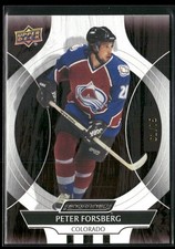 2024-25 Upper Deck Engrained Icons #44 Peter Forsberg Mahogany #/75