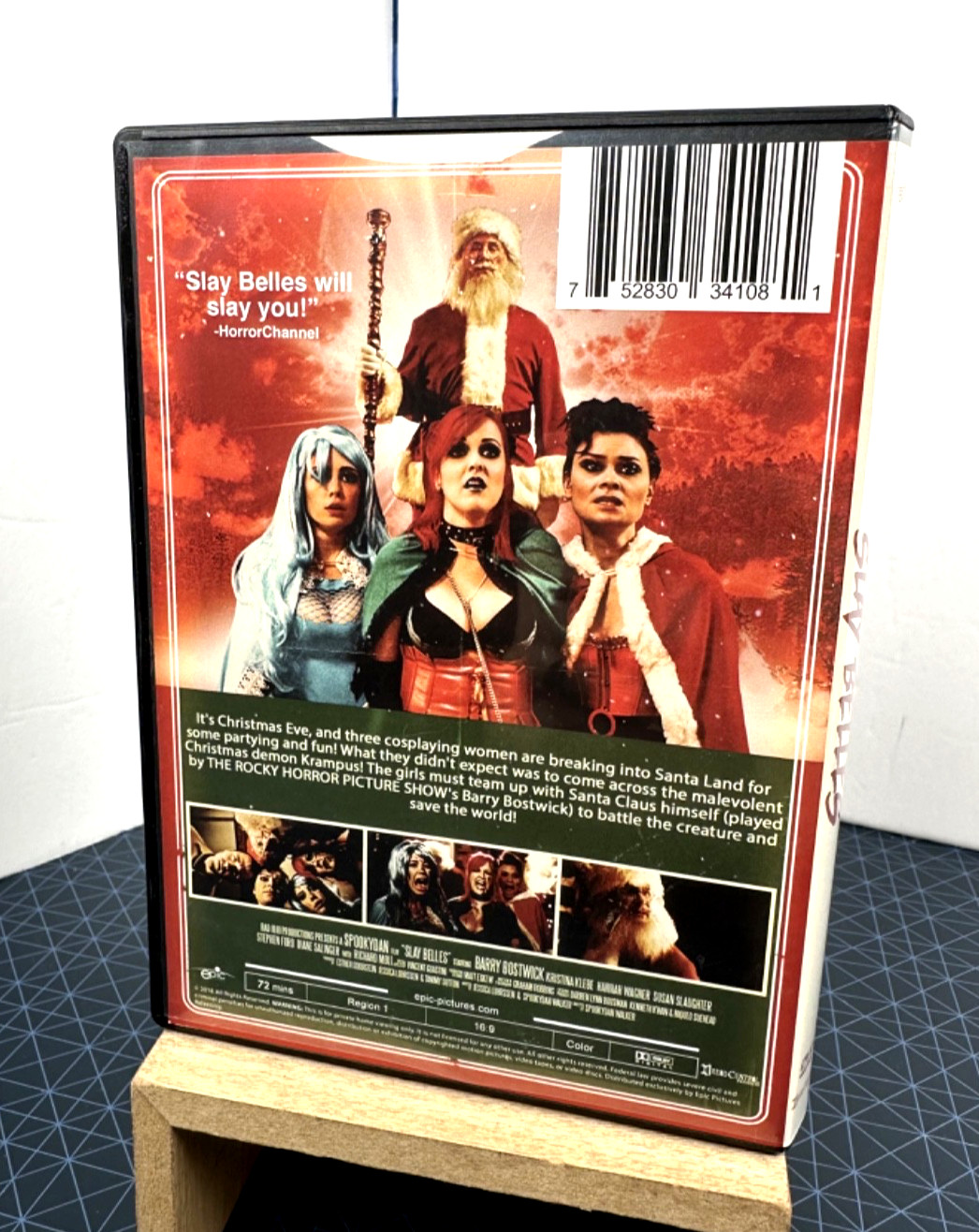 Slay Belles (DVD, 2018, Dread Central) Christmas Slasher / Holiday Horror