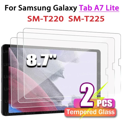 2PCS Samsung Galaxy Tab A7 Lite 8.7" Tempered Glass Film Cover Screen Protector