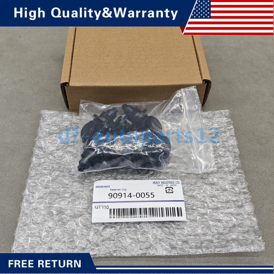 New 20 Rocker Moulding Clip Push Retainer 90914-0055 For Subaru Outback Tribeca Foto 4 de 4