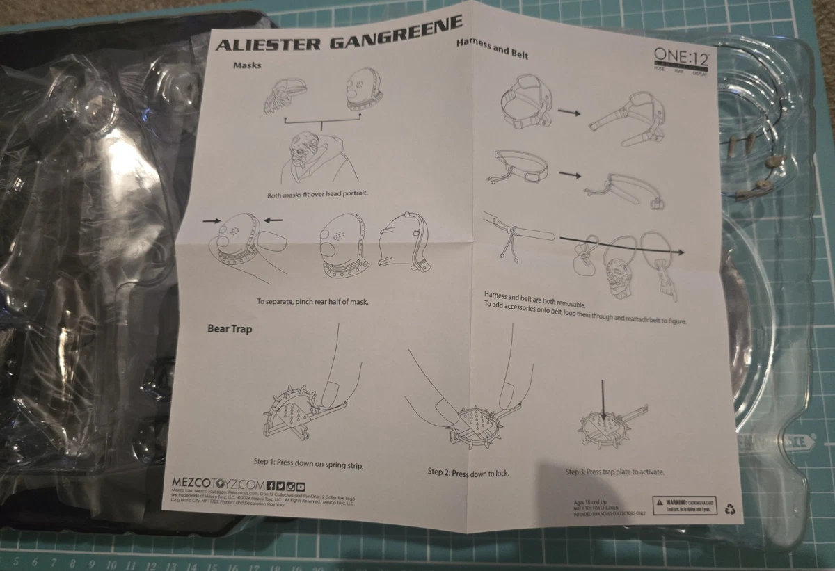 Mezco Aleister Gangreene 1/12 Scale Limited Edition Collectible Action Figure
