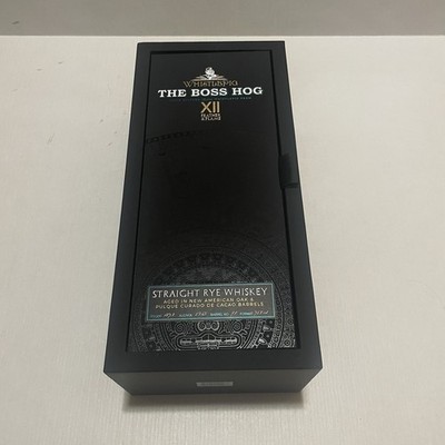 WhistlePig Boss Hog XII Feather & Flame Empty Box Only  15x7x5 Straight Whiskey
