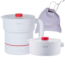 Foldable Travel Kettle 1.8L 100-240V Auto Detect Dual Voltage 316L Stainless ...