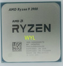 AMD Ryzen 9 3900 AM4 CPU Processor R9-3900 3.1GHz 12Core 24Thr 64MB 65W Desktop