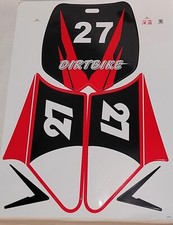 ST068 RED STICKER DECAL KIT FOR STORM 49CC MINI DIRT BIKE 27