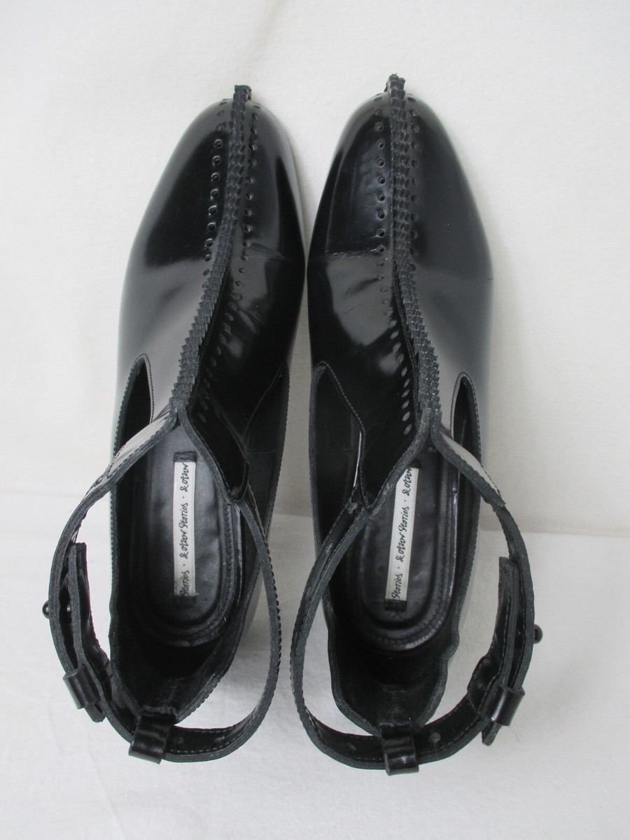 Bottines Femme & Other Stories NEW WAVE - Cuir Verni Noir - Pointure 38 - Occasion
