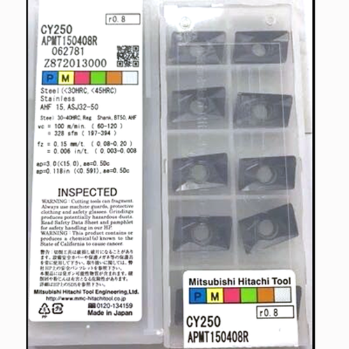 HITACHI APMT150408R CY250 Carbide Inserts 10PCS/ Box New⊕IK - Picture 3 of 4