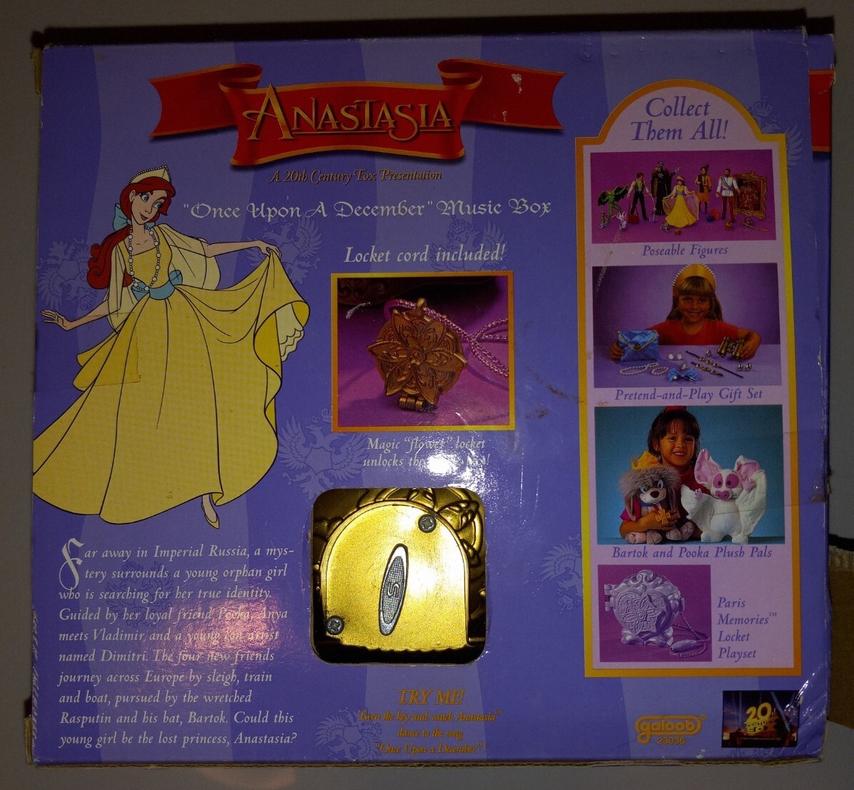 Anastasia Once Upon A December Music Box by galoob eBay