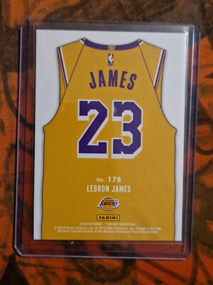 2018-19 Panini Threads Basketball LEBRON JAMES Los Angeles Lakers 