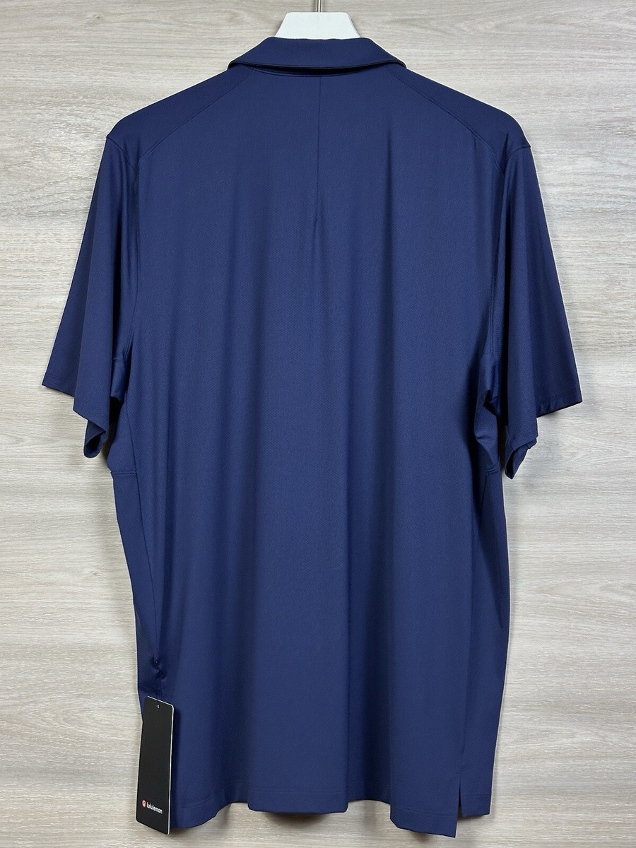 of University navy LuLuLemon Womens ポロシャツネイビー＆ネイビー2枚　XL lululemon Connecticut Oversized Scuba トップス