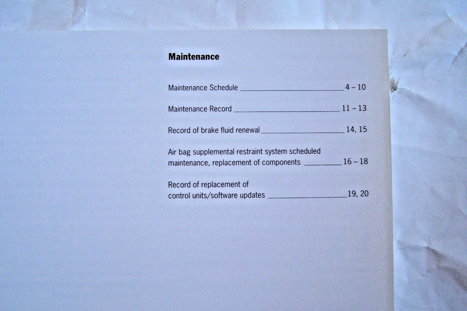 Porsche 911 2006 programa de mantenimiento para propietarios Boxster Cayman servicio original nuevo Foto 4 de 4