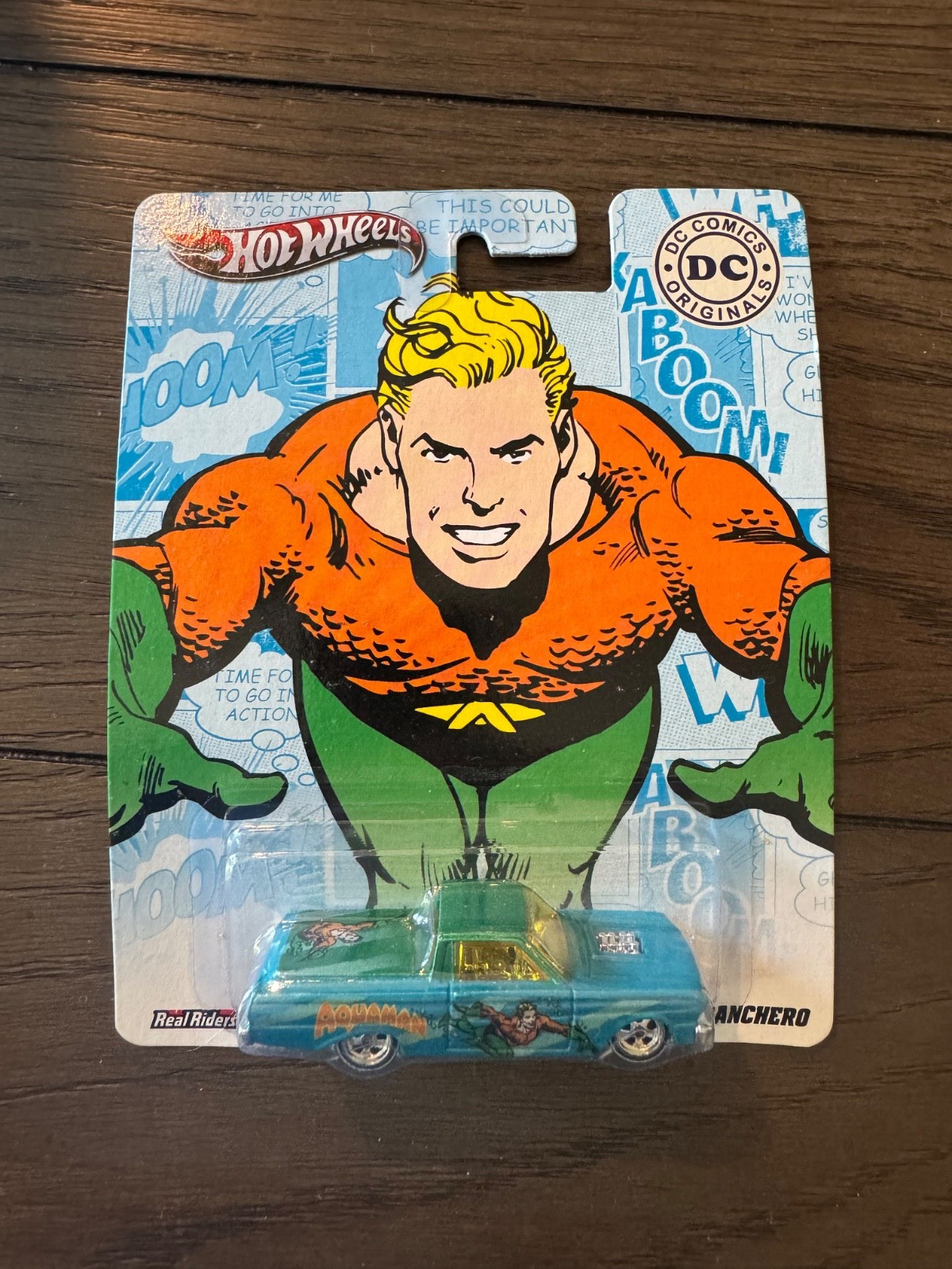 2012 HOT WHEELS Pop Culture DC Comics Originals Aquaman '65 Ford Ranchero W6664