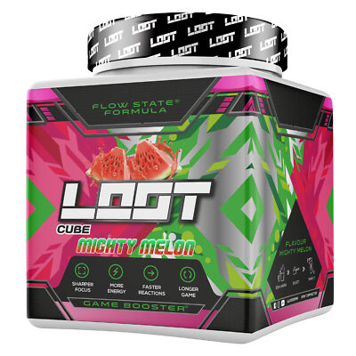 LOOT  Mighty Melone Game Booster 400g | 50 Servings mit Koffein | Energy Drink