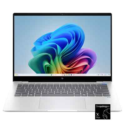 HP - OmniBook X - Copilot+ PC - 14'' 2.2K Touch-Screen Laptop - Snapdragon X P...