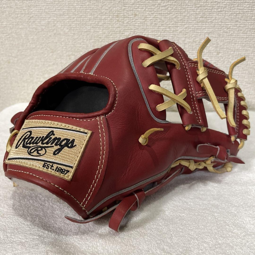 Rawlings Gold Glove ベージュ/レッド Rawlings Heart of the Hide 11.5