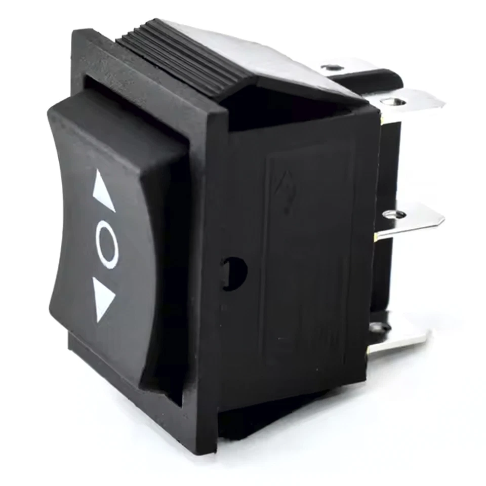 INTERRUTTORE A BILANCIERE MOMENTANEO DA INCASSO 6 PIN ON-OFF-ON 220V 2P2T DPDT - Image 2 of 4