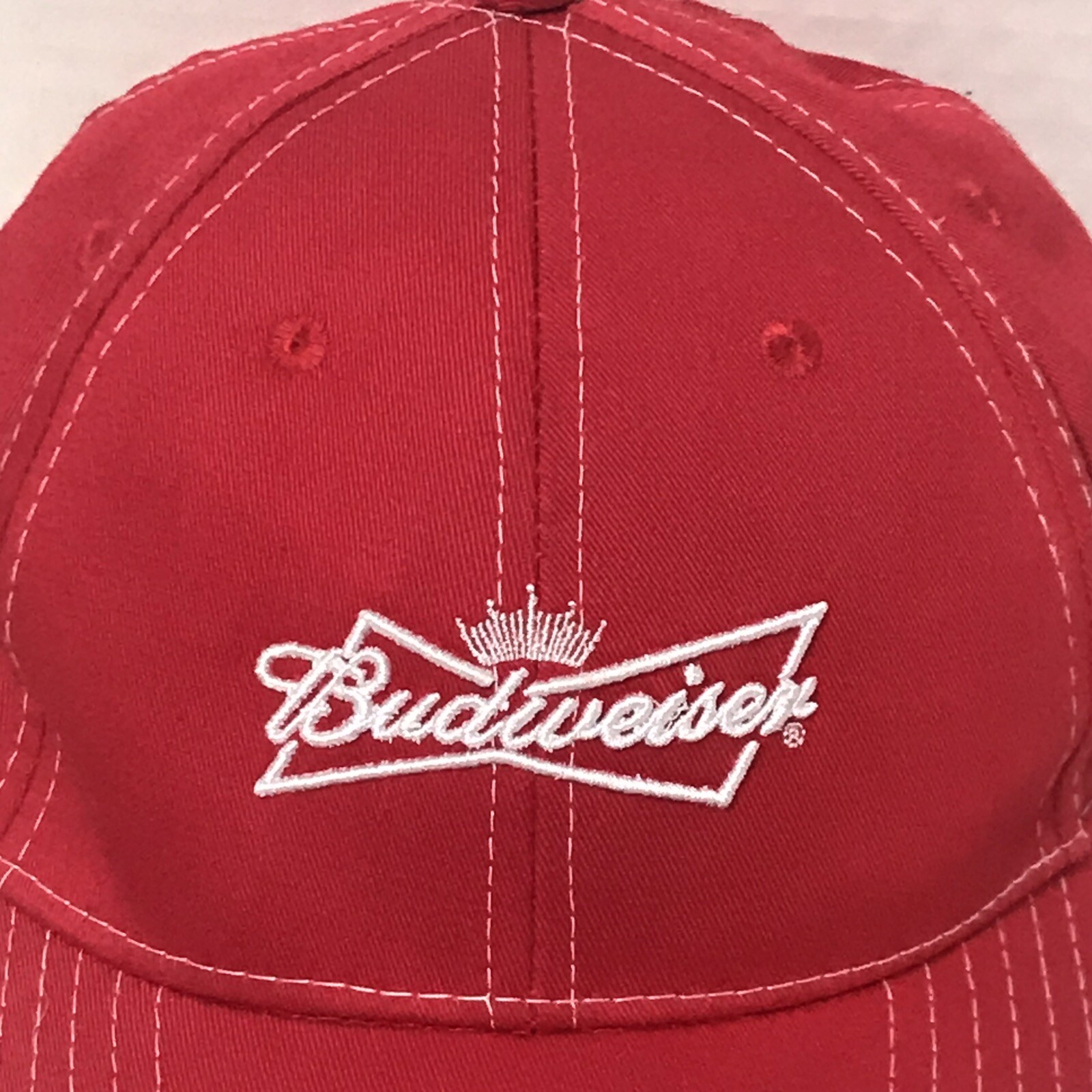 Budweiser Baseball Hat Cap Adjustable Strap Ameri… - image 7