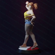 1/24 Sexy Ponytail Girl Nsfw Uncolored Unassembled 3D Printing Sesin Model Kit