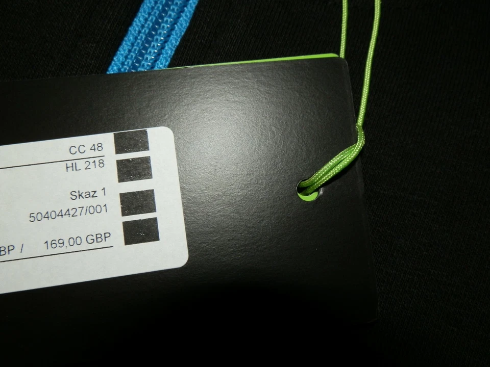 Nuevo Hugo Boss Hombre Negro Golf Athleisure Cremallera Completa Chándal Top Grande £169 Foto 2 de 4