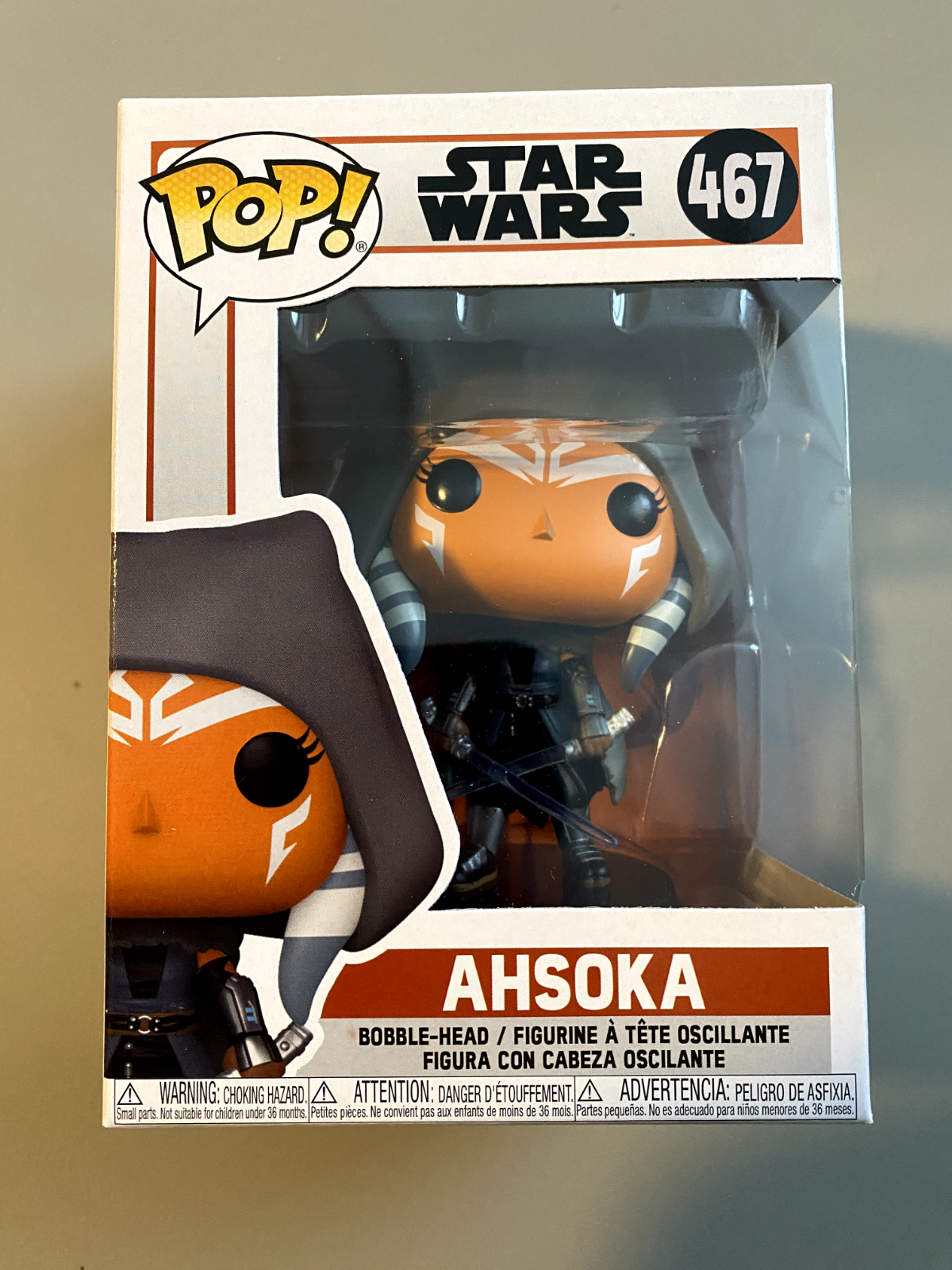 Funko Pop Ahsoka Amazon Exclusive No Sticker Star Wars Collectible