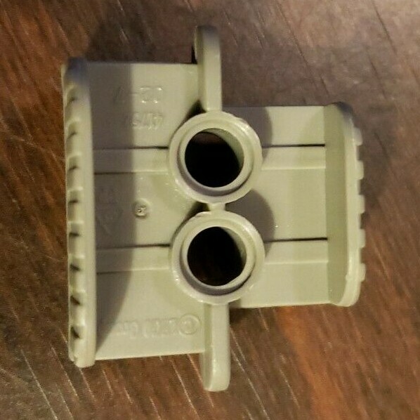 LEGO (1) Dark Gray Rubber Band / Belt Holder 2 x 4 x 2 1/3 - Part