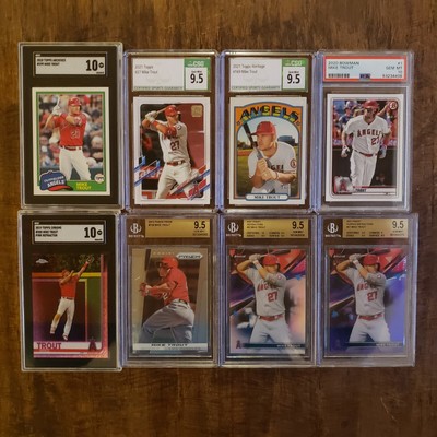 Bulk Lot of 8 PSA CSG BGS SGC 10 9.5 Gem Mint Graded Cards 2013-21 Topps Repack
