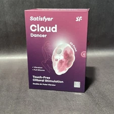 Satisfyer Cloud Dancer,  Double Air Pulse Technology! Full Silicone! New/Sealed