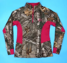 REALTREE  Women's Long Sleeve Pullover, Size: Medium (38-40).Camo.